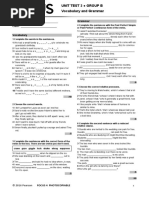 Focus 4 Unit 3 Test Overview | PDF