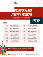Online Information Literacy Program