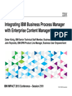 Impact2013 - TBE-2191 - Integration IBM BPM With ECM