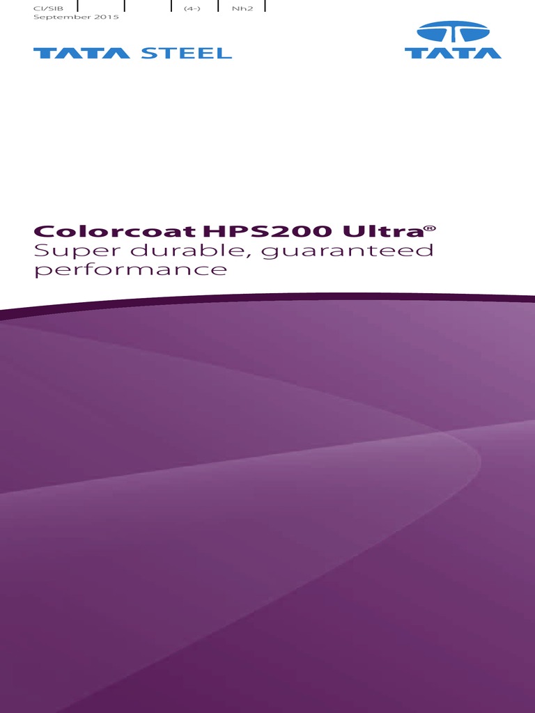 Colorcoat HPS200 Ultra® Colour Card | PDF | Photovoltaics | Life Cycle ...