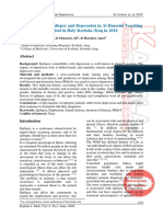 Original Paper Comorbidity of Epilepsy and Depression in Al Husseini Teaching Hospital in Holy Kerbala /iraq in 2018