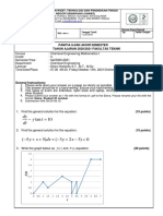 Soal Chemical Engineering Math 1 Gasal 2021-2022