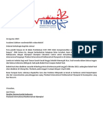 B Pengumuman Direktur Nasional TIMO 2019-2020