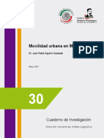 Movilidad Urbana en México- Juan Pablo Aguirre Quezada