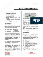 3M 6059 ABEK1 Filter-Data Sheet