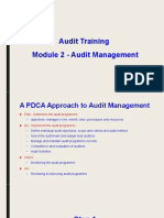Auditor Training Module 2 - Audit Management