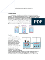 I. Objective:: Figure 1: Coagulation Process