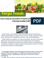 Case Study - 180760119011,12 (Fargo Foods)