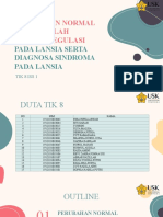 Tik 8 Iss 1 Perubahan Normal Dan Masalah Thermoregulasi Pada Lansia Serta Diagnosa Sindroma Pada Lansia