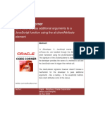 Adf Code Corner: 034. How-To Pass Additional Arguments To A Javascript Function Using The Af:Clientattribute Element