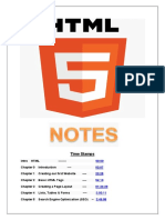 HTML Full Notes