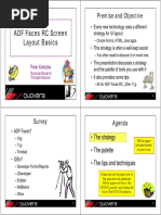 ADF Faces RC Screen Layout Basics: Premise and Objective