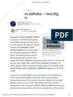 Amazon Vs Alibaba - One Big Difference