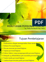 kebutuhan Personal Hygiene