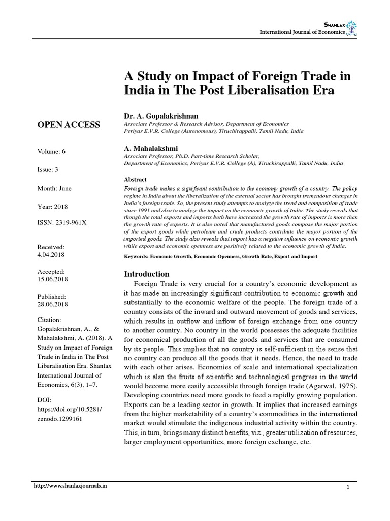 Eco Document | PDF | Economic Growth | Dependent And Independent Variables
