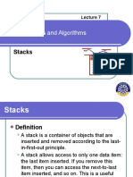 Data Structures and Algorithms: Stacks