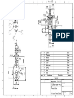 Cylinder relief valve parts list and assembly drawings