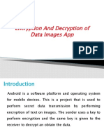 Encryption and Decryption of Data Images App