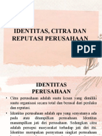 Identitas, Citra, Dan Reputasi Perusahaan