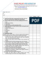 Checklist Icra Konstruksi Bangunan