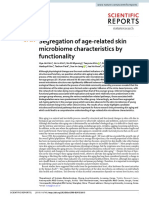 Segregation of Age-Related Skin Microbiome Characteristics by Functionality