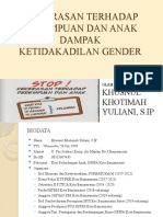 Kekerasan, Dampak Ketidakadilan Gender, Utk UNISKA