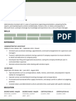 Resume Template Forest