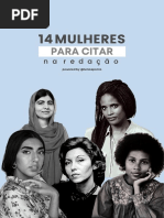 14 Mulheres para Citar Na Redacao