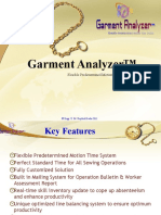 Garment Analyzer™: Flexible Predetermined Motion Time System