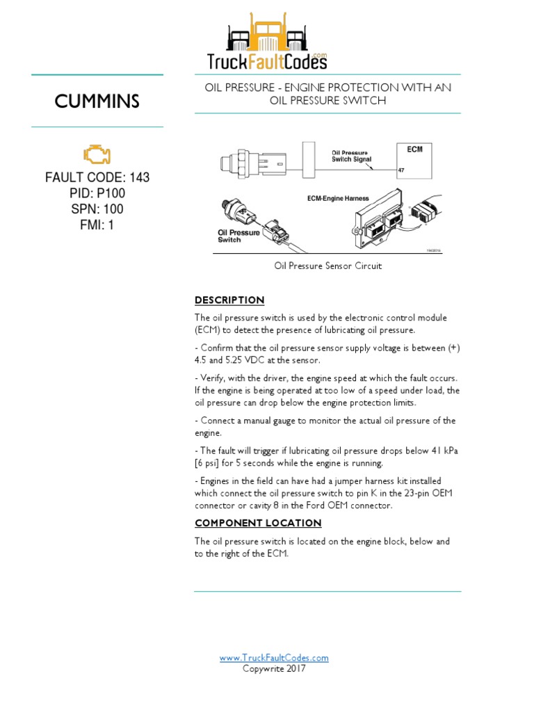 Fault Code 143 (SW) | PDF | Switch | Troubleshooting