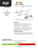 Cummins: Fault Code: 349 PID: P191 SPN: 191 FMI: 0