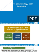 M29-Cash Handling - Clean Note Policy - Updated