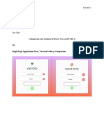 Comparison and Analysis of React, Vue and Svelte Js