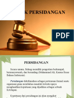 Materi Teknik Persidangan Fix Banget