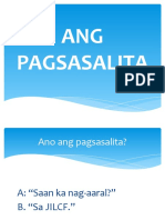 Lesson 5 Ang Pagsasalita 2