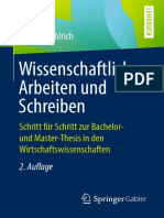 Wissenschaftliches Arbeiten Und Schreiben Schritt Für Schritt Zur Bachelor - Und Master-Thesis in Den Wirtschaftswissenschaften by Marcus Oehlrich