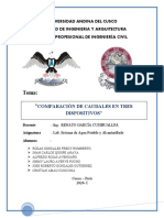 Informe de Laboratorio - Aforos