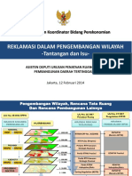 Reklamasi Dalam Pengembangan Wilayah - Tantangan Dan Isu-: Kementerian Koordinator Bidang Perekonomian