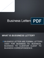 Basic Parts of Business Letter