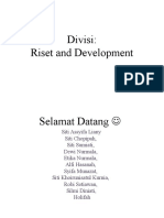 Divisi: Riset and Development