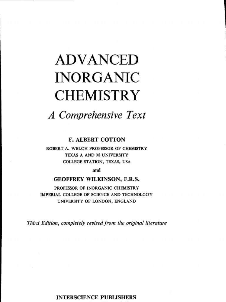 Inorganic Chemistry Rodgers Solution Manuals