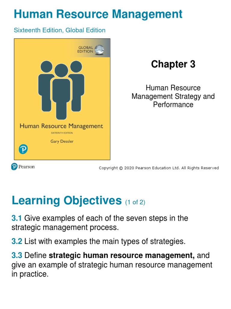 CH 3 HR | PDF | Strategic Management | Human Resource Management