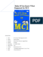 Resensi Buku If You Know What Happened in MCI