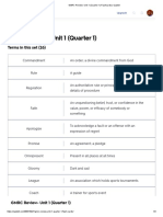 GMRC Review - Unit 1 (Quarter 1) Flashcards - Quizlet