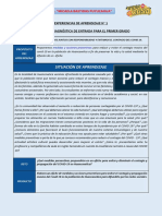 1° Grado Experiencia de Aprendizaje para Evaluación Giagnóstica de Entrada