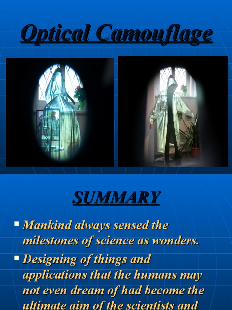 Optical Camouflage Ppt