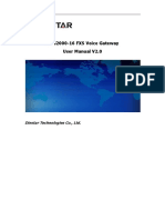 DAG2000-16 FXS Voice Gateway User Manual V2.0: Dinstar Technologies Co., LTD
