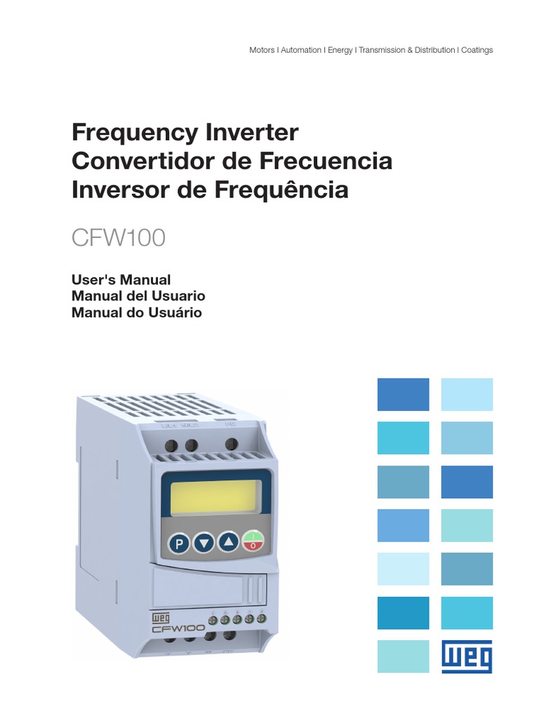 WEG CFW100 User Manual 10005750207 en Es PT | PDF | Power Supply ...
