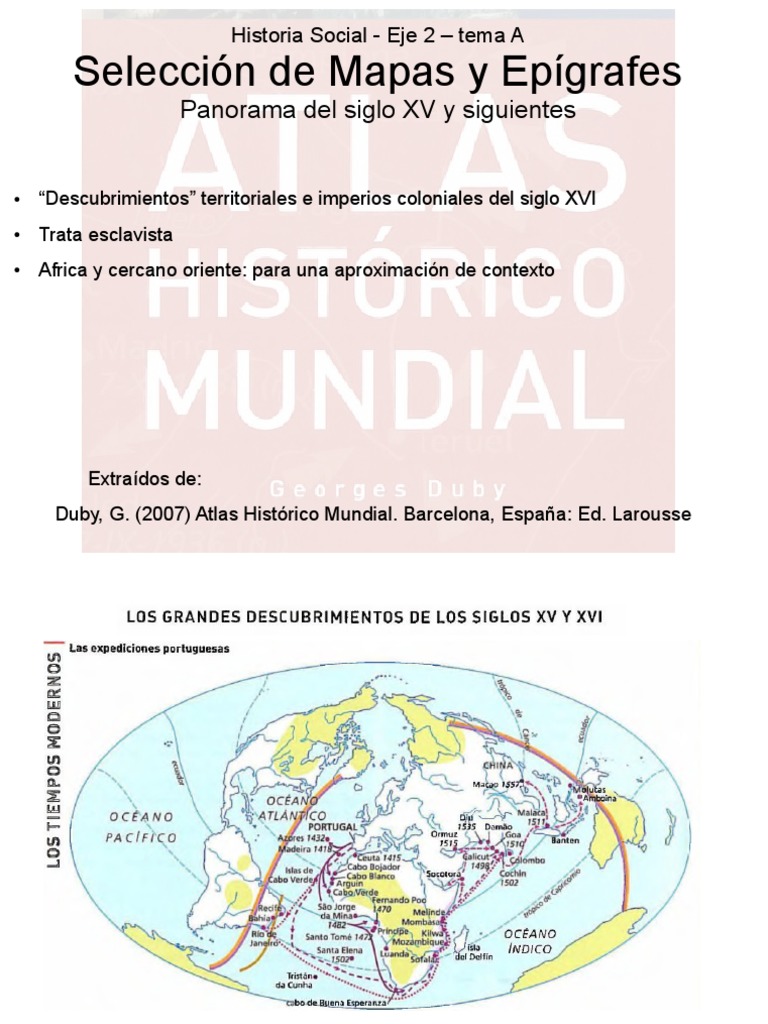 Mapa de Imperios Coloniales del Siglo XV | PDF | Viajes y turismo ...