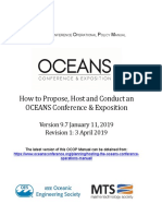 OCEANS Conference Operational Policy Manual